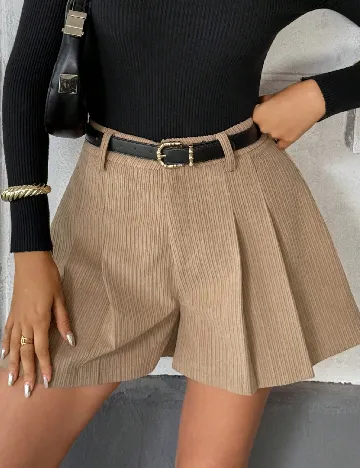 Pantaloni scurti SHEIN, maro