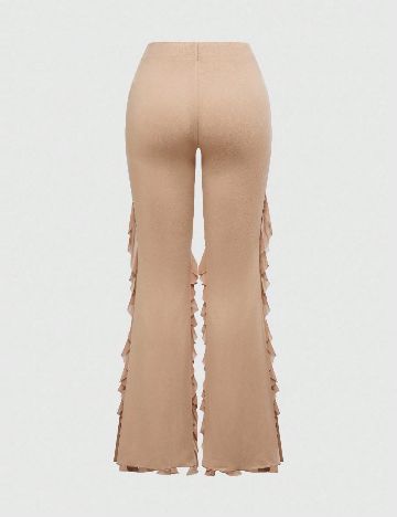 Pantaloni Romwe, crem