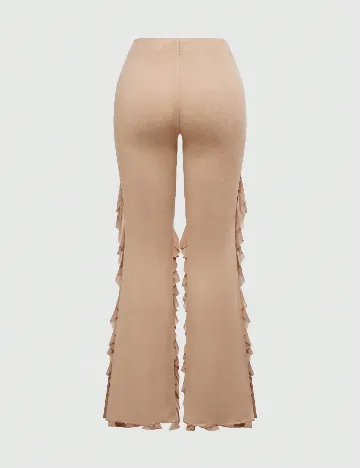 Pantaloni Romwe, crem