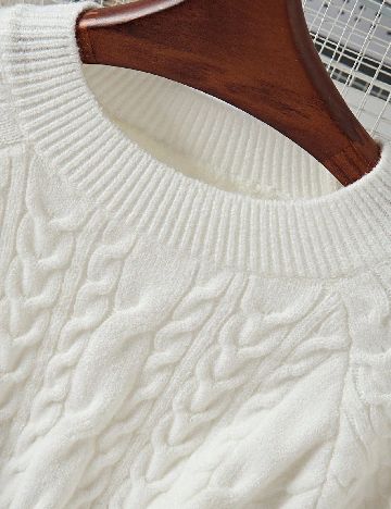 Rochie medie SHEIN, alb