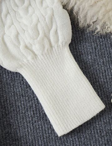 Rochie medie SHEIN, alb