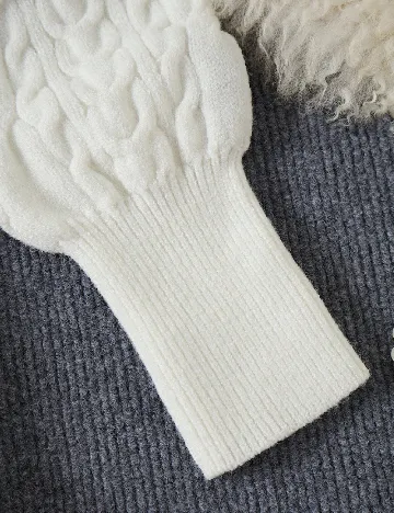 Rochie medie SHEIN, alb