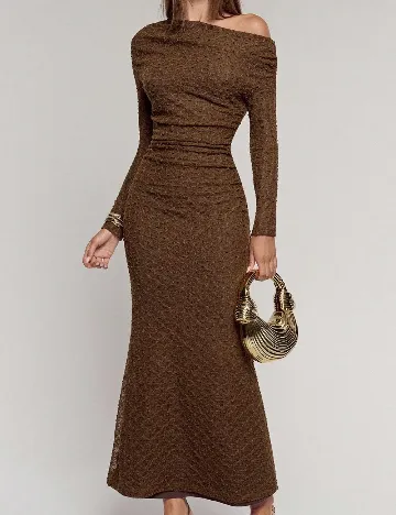 Rochie lunga SHEIN, maro