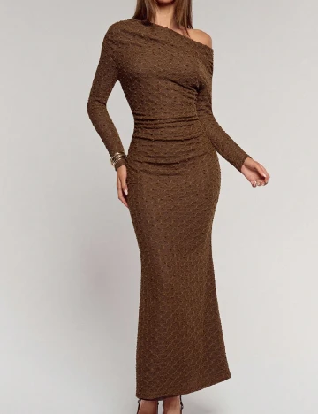 Rochie lunga SHEIN, maro