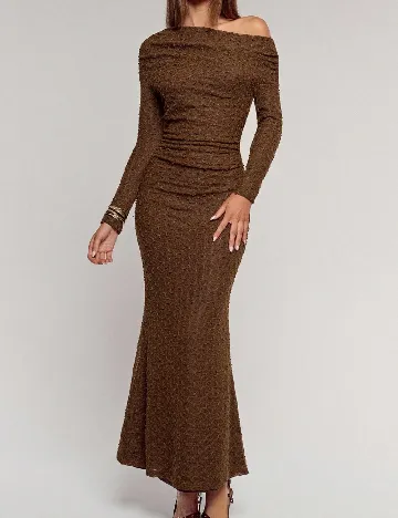 Rochie lunga SHEIN, maro