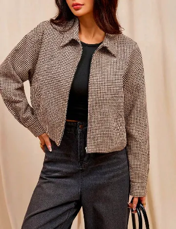 Jacheta SHEIN, crem/maro