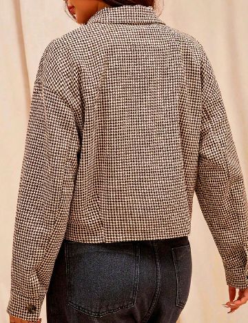 Jacheta SHEIN, crem/maro