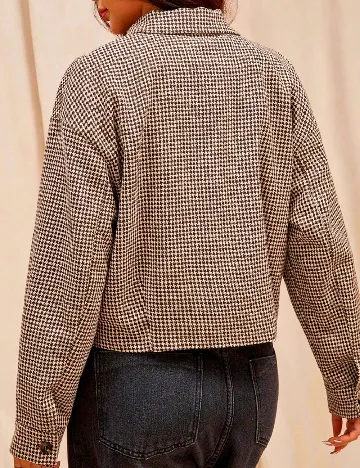 Jacheta SHEIN, crem/maro