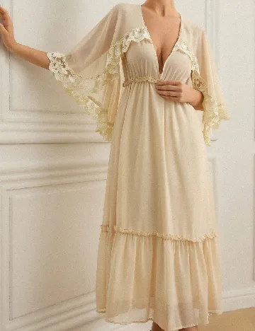 Rochie medie SHEIN, crem