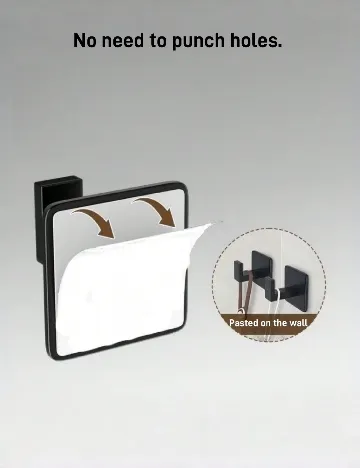 Set cuiere autoadezive 4 bucati SHEIN, negru