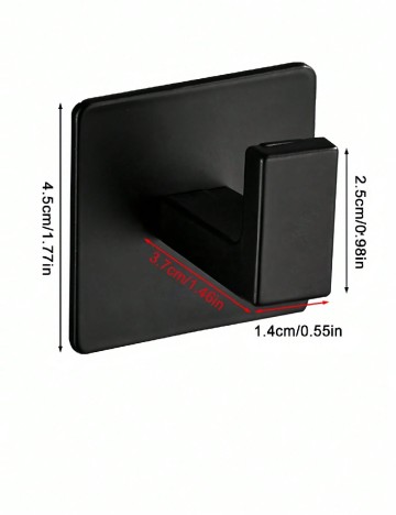 Set cuiere autoadezive 4 bucati SHEIN, negru