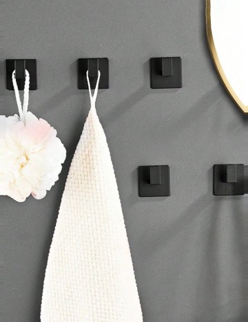 Set cuiere autoadezive 4 bucati SHEIN, negru