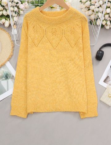 Pulover SHEIN, galben