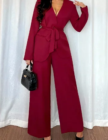 Compleu SHEIN, visiniu