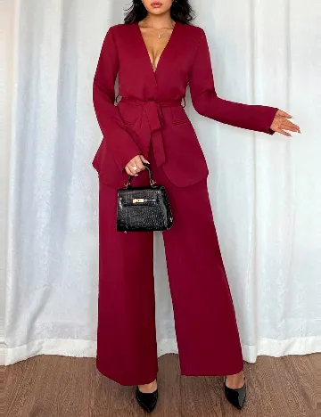 Compleu SHEIN, visiniu