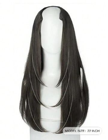 Extensie de par SHEIN, maro inchis