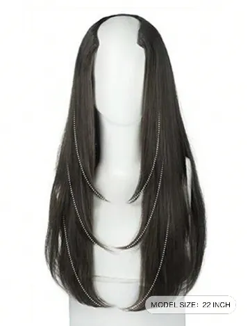 Extensie de par SHEIN, maro inchis