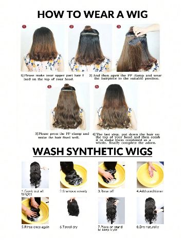 Extensie de par SHEIN, maro inchis