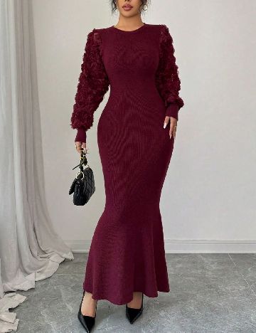 Rochie lunga SHEIN, pruna