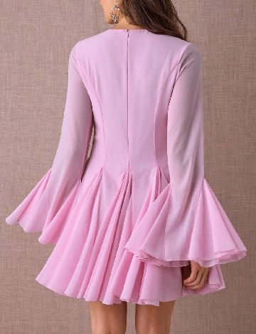 Rochie scurta SHEIN, roz