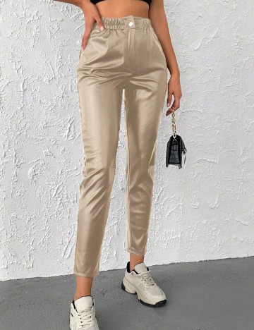 Pantaloni SHEIN, crem