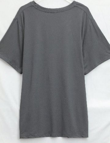 Tricou Oversize SHEIN CURVE, gri