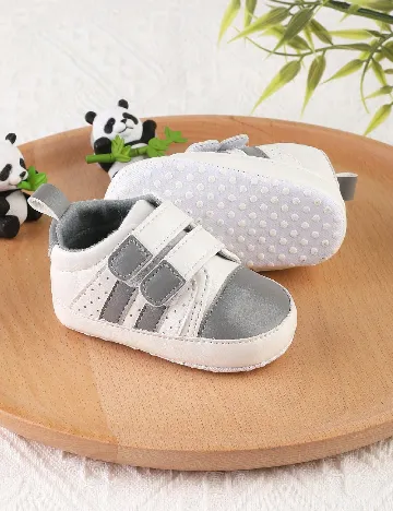 Adidasi Shein Kids, alb/gri