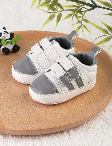 Adidasi Shein Kids, alb/gri