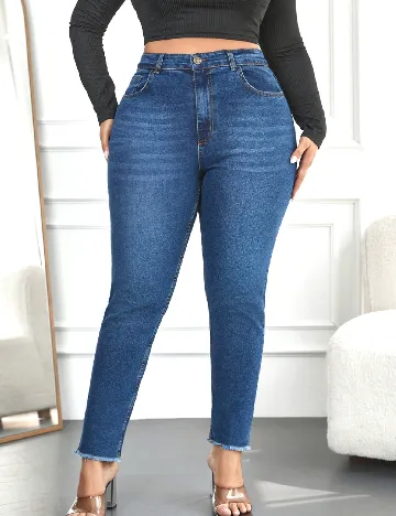 Blugi SHEIN CURVE, albastru