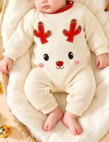 Salopeta Shein Kids, crem