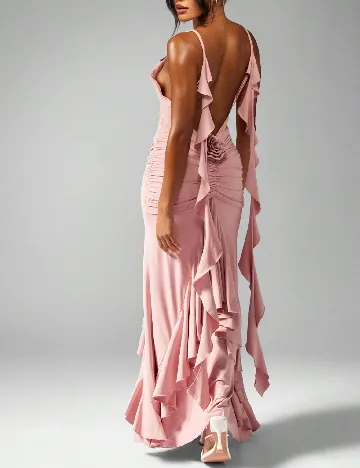 Rochie lunga Missguided, roz