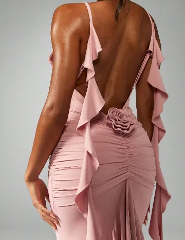 Rochie lunga Missguided, roz