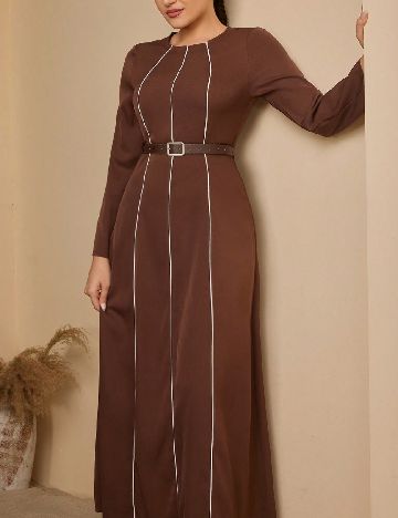 Rochie lunga SHEIN, maro