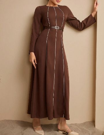 Rochie lunga SHEIN, maro