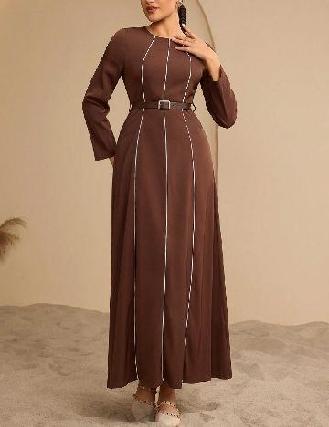 Rochie lunga SHEIN, maro