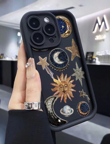 Husa iPhone 15 Pro Max SHEIN, negru