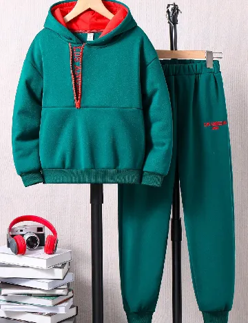 Trening Shein Kids, verde