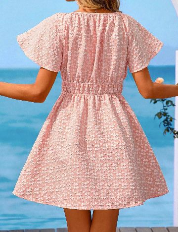 Rochie scurta SHEIN, roz