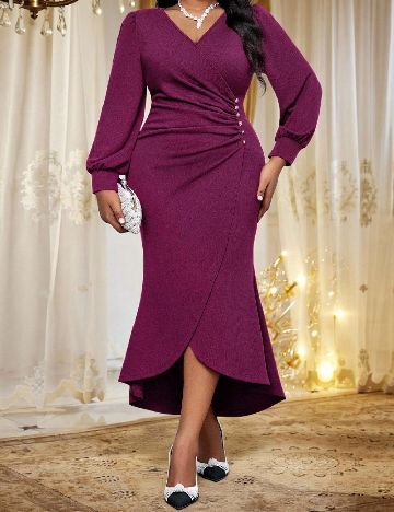 Rochie medie SHEIN CURVE, mov