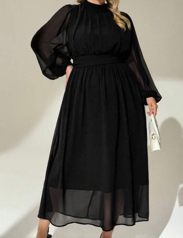 Rochie lunga SHEIN CURVE, negru