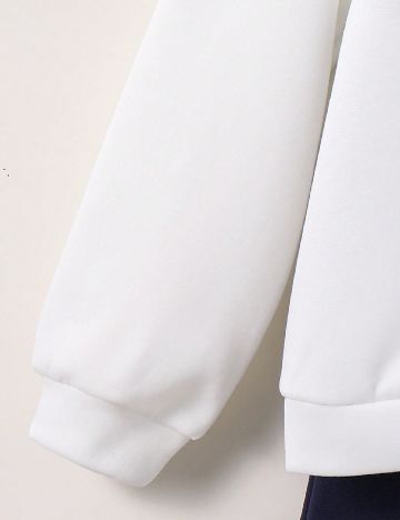 Compleu Shein Kids, alb/bleumarin