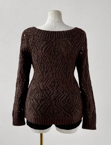 Pulover SHEIN CURVE, maro