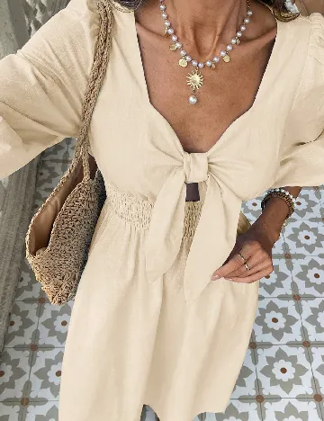 Rochie medie SHEIN, crem