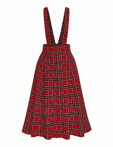 Rochie medie SHEIN CURVE, rosu