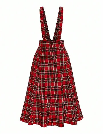 Rochie medie SHEIN CURVE, rosu