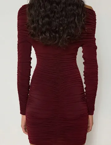 Rochie scurta SHEIN, grena