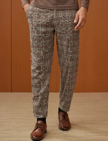 Pantaloni SHEIN, maro