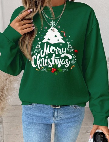 Bluza Oversize SHEIN, verde