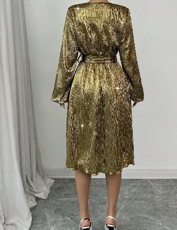 Rochie scurta SHEIN, auriu