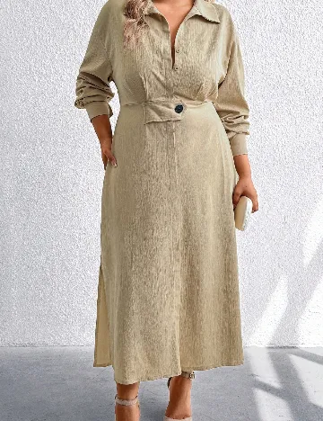 Rochie lunga SHEIN CURVE, crem